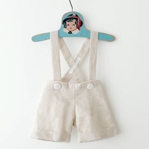 NWT linen overalls